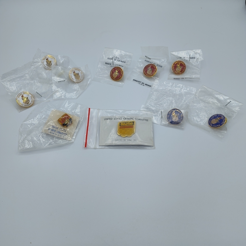 🏅 Vintage United States Olympic Committee (USOC) Lapel Pin Collection – Sealed